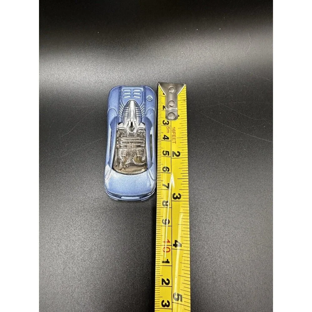 Hot Wheels 2002 First Editions Backdraft Diecast Toy Car Blue 1/64 Malaysia READ
